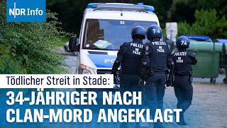 Mordprozess in Stade gestartet Rivalisierende Clans Miri und ElZein in Niedersachsen  NDR Info [upl. by Lunt]