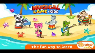 Musical Game for Kids  The best Free educational App [upl. by Olinde]