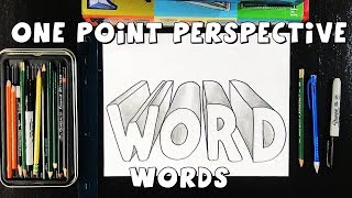 How to Write a Word Using OnePoint Perspective [upl. by Jariah]