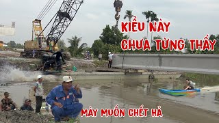 Quá NểAi Nghỉ Ra Cách Này Di Chuyển Dầm Cầu Gần 50 Tấn Qua Sông Phải Gọi Là Sư Phụ [upl. by Moyra]