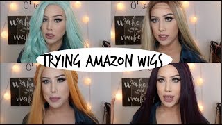 Trying Amazon Wigs Pt 2 [upl. by Jalbert813]