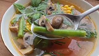 Recette la soupe de légumes saine et appétissant e soupe recettesoupe chezlinhdarkov [upl. by Ahcrop]