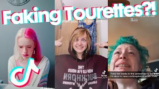 Faking Tourettes  TikTok Cringe Compilation [upl. by Sucramat]