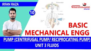 Pump  Centrifugal Pump  Reciprocating Pump  Basic Mechanical Engineering RGPV BTech 1st Year [upl. by Zachar]