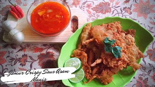 Resep Mudah Jamur Crispy Saus Asam Manis Pedas [upl. by Egidius]