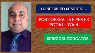 POST OP FEVER ON POD1  Case based learningAtelectasis [upl. by Ailemac23]