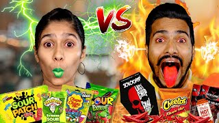 EATING The Worlds Spiciest Vs Sourest Foods Paris Lifestyle [upl. by Verras]