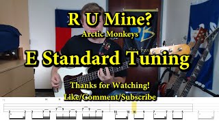 R U Mine  Arctic Monkeys Bass Cover with Tabs [upl. by Netnerb607]