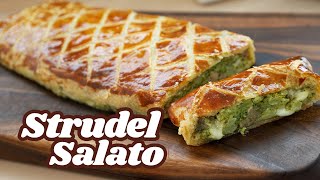 STRUDEL SALATO BROCCOLI E SALSICCIA Ricetta Facile  Fatto in Casa da Benedetta [upl. by Nwahsd]