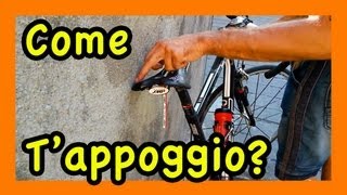 Come appoggiare una bicicletta da corsa [upl. by Ettenna]