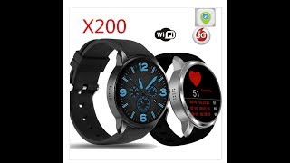 EL MEJOR Smartwatch ANDROID 51 8gb  512mb Wifi Ritmo Cardiaco X200 [upl. by Htepsle]