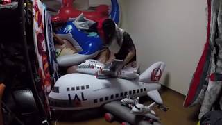 Inflate and ride on the new airplane [upl. by Ettegroeg]