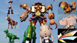 TMT322 Chogokin Toy Story  Woody Robo Sheriff Star 超合体 ウッディ ロボ・シェリフスター [upl. by Miki]