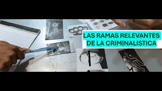 LAS RAMAS RELEVANTES DE LA CRIMINALISTICA  CRIMINALISTICA EN YOUTUBE  AYC [upl. by Muller]