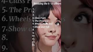 Ranking the k12 album capcut edit words melaniemartinez songs [upl. by Oralee179]