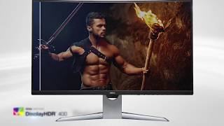 BenQ EX3203R Écran divertissement vidéo 32 pouces HDR [upl. by Ansell]