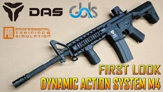 2500 GBLS DAS M4A1 AIRSOFT GUN FIRST LOOK  SPARTAN117GW [upl. by Pantheas]