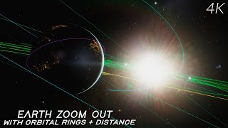 Whoa See Earth Zoom Out Like Never Before 4K 60FPS [upl. by Siroved]