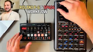 Roland P6 amp SP404 MK2 A Powerful Combo for Creating amp Sampling Guitar Loops [upl. by Aicac]