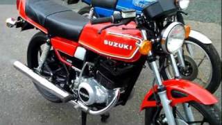 2 Stroke GT 250 Suzuki X7 Twin 4 Cylinders Revving Noise [upl. by Analli]