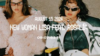 OMG OFFICIAL Lisa x Rosalía Drop Teaser for Collab New Woman [upl. by Sihonn]