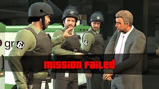 Mission Failed  The Big Score  GTA 5 [upl. by Sukhum]