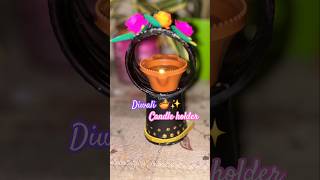 Bangles తో candle holder tealightcandleholder diy diwalidecoration shorts diwali diya [upl. by Aiceila]