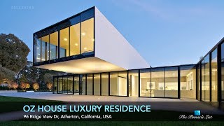 Luxury Home Design  Oz House  Ridge View Dr Atherton CA USA 🇺🇸  Luxury Real Estate [upl. by Hurlow]