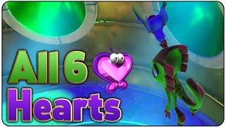 YookaLaylee  All 6 Health Extender Item Locations [upl. by Paulo]