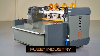 FUZE Industry 1850  Double Sided Tape and Magnetic Tape Application Machine [upl. by Dulcy828]