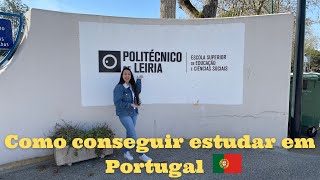 TUDO SOBRE ESTUDAR EM PORTUGAL  POLITÉCNICO DE LEIRIA [upl. by Yrmac]