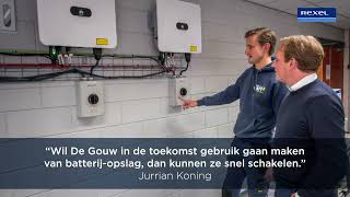 Project 124 Energyrazonnepanelen voor Machinefabriek De Gouw  Rexel Topics [upl. by Ridgley]