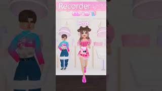 Dress to impress but only pink color dresstoimpress zepeto barbie fashiondoll dollish mydoll [upl. by Aenneea]