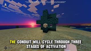 how to build a conduit easy in minecraft 121 [upl. by Sorcha]