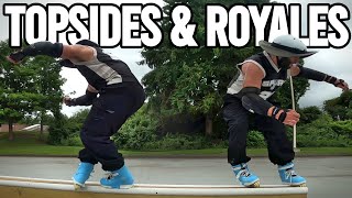 TOPSIDES amp ROYALES  Razor SL  Aggressive Inline Skate Vlog [upl. by Lan688]