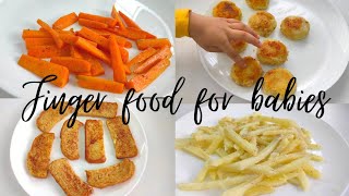 Finger food for babies  Baby led weaning recipes  Baby food [upl. by Misab]