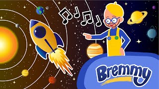 Solar System Song for Kids with Bremmy  Learn the Planets  Educational Songs for Children [upl. by Blood832]