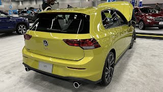 New 2023 VW Golf GTI 20 Turbo Autobahn In Pomelo Yellow Metallic Exterior [upl. by Karlan]