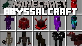 Minecraft ABYSSALCRAFT MOD  SPAWN ANGRY BEASTS AND BOSSES Minecraft [upl. by Niveek476]