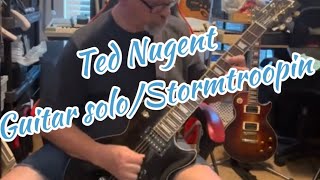 Ted Nugentdouble live gonzo guitar solostormtroopin cover guitarcover guitarsolo [upl. by Gapin]