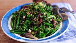 Kale Orange Zest and Hazelnut Salad  Tess Ward [upl. by Yecac210]