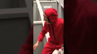 Money Heist Vs Police 18 moneyheist parkour escape police highnoy shorts [upl. by Audry]