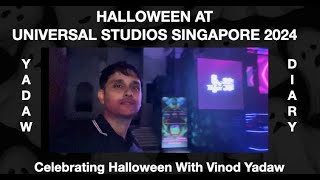 Halloween Horror Nights At Universal Studios Singapore 2024  Yadaw Diary  Halloween 2024  Sentosa [upl. by Cynarra220]