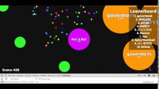 Prototype agario bot [upl. by Olodort]