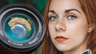 THE BEST CHEAP CINEMATIC LENSES  50mm f14 MINOLTA Rokkor PG [upl. by Gersham]