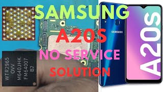 Samsung A20s No Service Solution  Samsung A20s Emergency Calls Only Problem [upl. by Adiaros726]