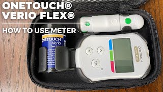 Check blood sugar with OneTouch® Verio Flex Meter [upl. by Anoblav984]