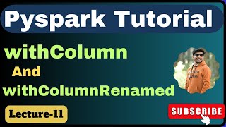 11 withColumn in pyspark  Pyspark Tutorial [upl. by Whipple]