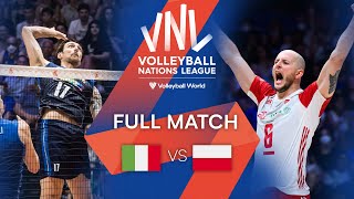 🇮🇹 ITA vs 🇵🇱 POL  Full Match  Final 34  Mens VNL 2022 [upl. by Tobias]