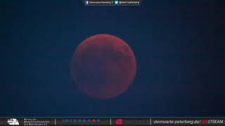 Totale Mondfinsternis 2018  Livestream im Zeitraffer [upl. by Hcra]